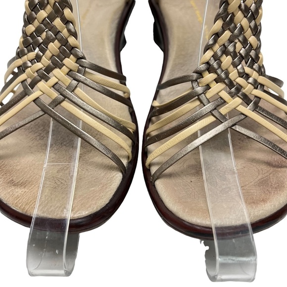 JAMBU KYIOCT11 Genuine Leather Strappy Ankle Strap Braided Sandals Clogs Shoes 9 - Picture 2 of 16